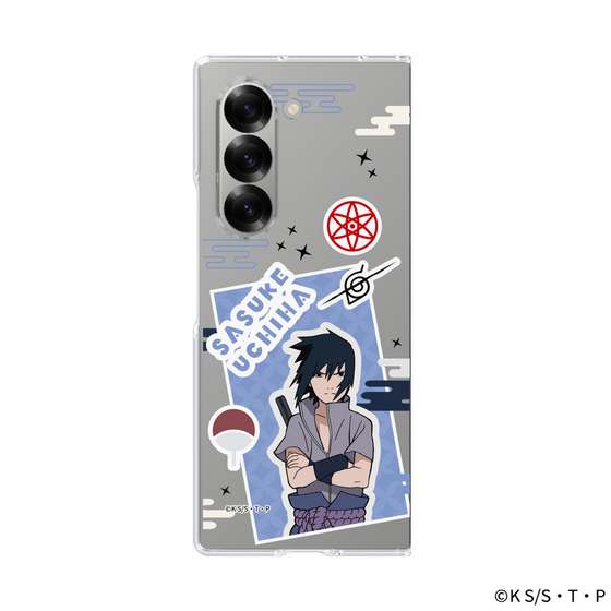 クリアケース［ NARUTO-ナルト- 疾風伝 - ステッカー - うちはサスケ ］