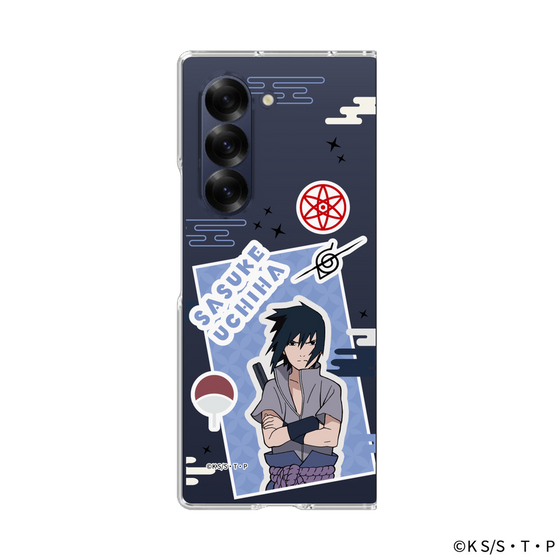 クリアケース［ NARUTO -ナルト- 疾風伝 - ステッカー - うちはサスケ ］