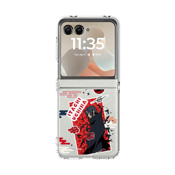 クリアケース［ NARUTO -ナルト- 疾風伝 - ステッカー - うちはイタチ ］