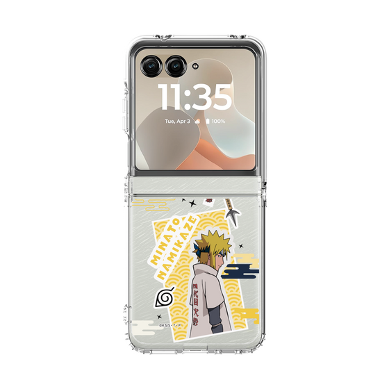クリアケース［ NARUTO -ナルト- 疾風伝 - ステッカー - 波風ミナト ］