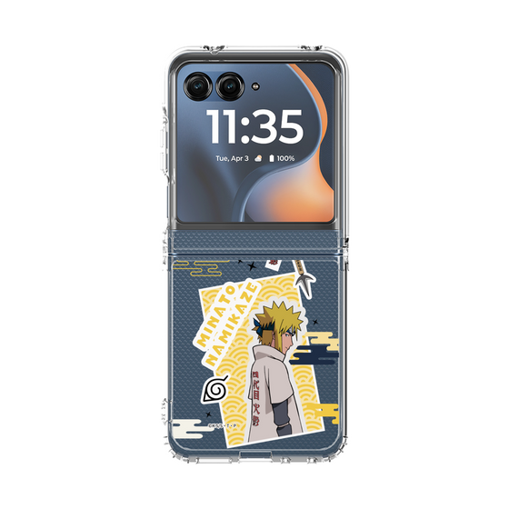 クリアケース［ NARUTO -ナルト- 疾風伝 - ステッカー - 波風ミナト ］