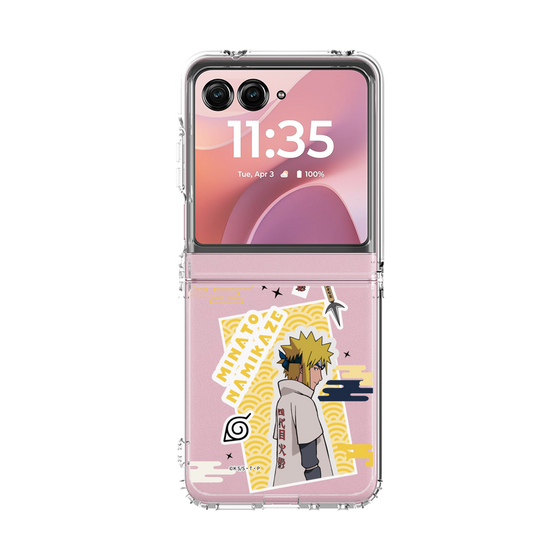クリアケース［ NARUTO -ナルト- 疾風伝 - ステッカー - 波風ミナト ］
