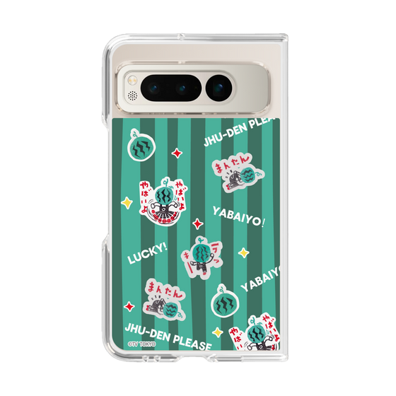 クリアケース［ 出川哲朗の充電させてもらえませんか？ - 総柄1 ］