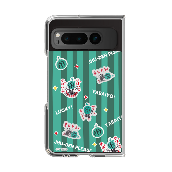 クリアケース［ 出川哲朗の充電させてもらえませんか？ - 総柄1 ］