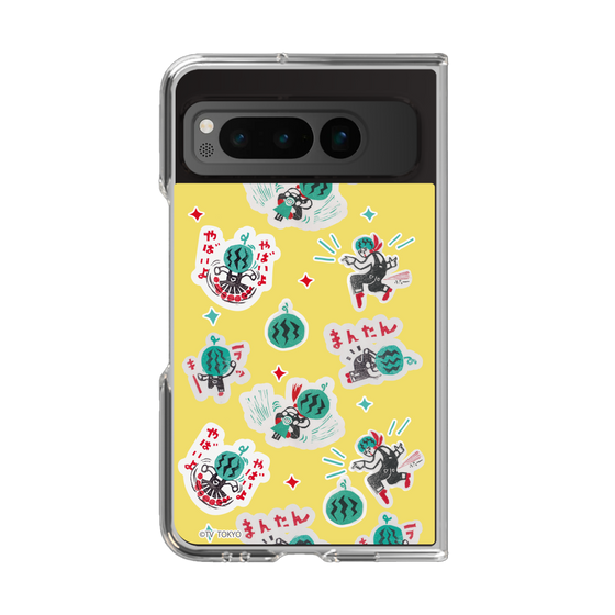 クリアケース［ 出川哲朗の充電させてもらえませんか？ - 総柄2 ］