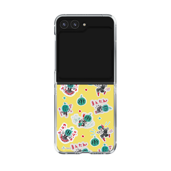 クリアケース［ 出川哲朗の充電させてもらえませんか？ - 総柄2 ］