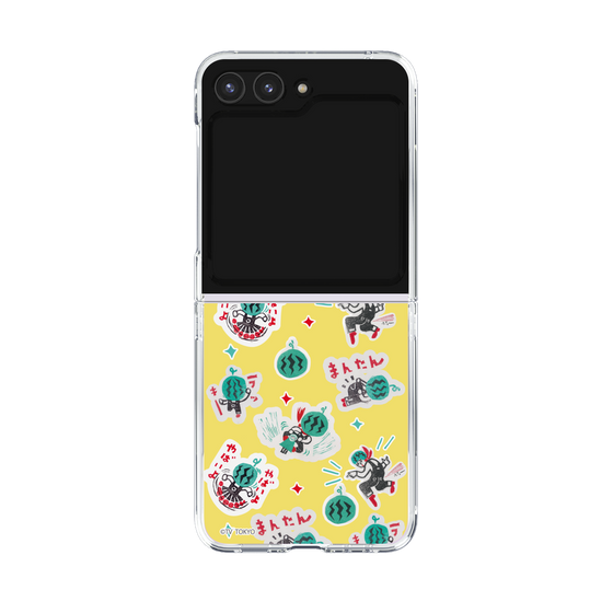 クリアケース［ 出川哲朗の充電させてもらえませんか？ - 総柄2 ］