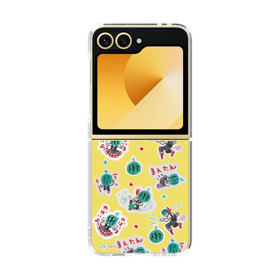 クリアケース［ 出川哲朗の充電させてもらえませんか？ - 総柄2 ］