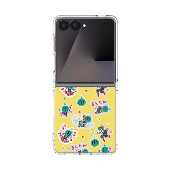 クリアケース［ 出川哲朗の充電させてもらえませんか？ - 総柄2 ］