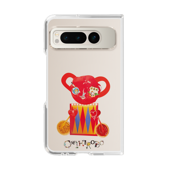 クリアケース［ CHIHIROBO - 赤クマ ］