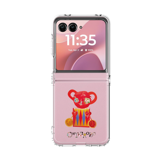 クリアケース［ CHIHIROBO - 赤クマ ］