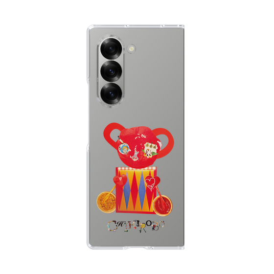 クリアケース［ CHIHIROBO - 赤クマ ］