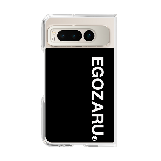 クリアケース［ EGOZARU - ベーシックロゴ バーティカル ］
