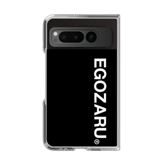 クリアケース［ EGOZARU - ベーシックロゴ バーティカル ］