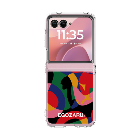クリアケース［ EGOZARU - ポップパターン ］