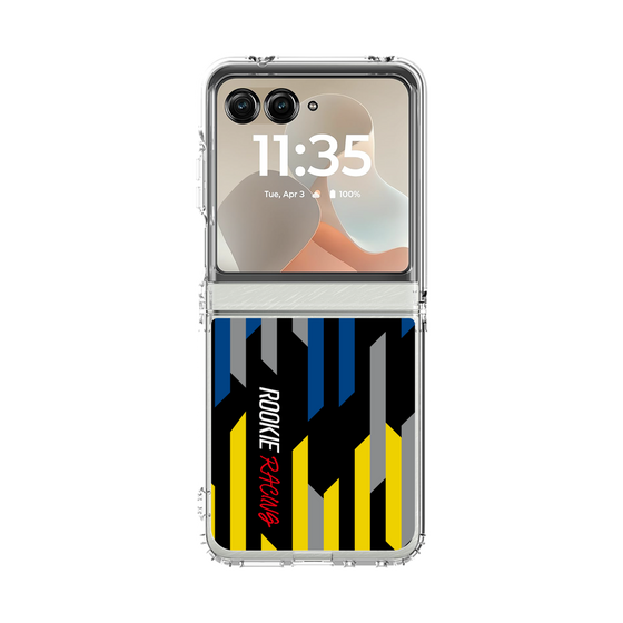 クリアケース［ ルーキーレーシング - ジオメトリック - ブラック ］