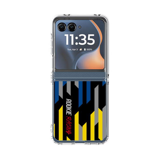 クリアケース［ ルーキーレーシング - ジオメトリック - ブラック ］