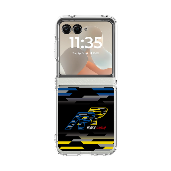 クリアケース［ ルーキーレーシング - RRロゴ - ブラック ］