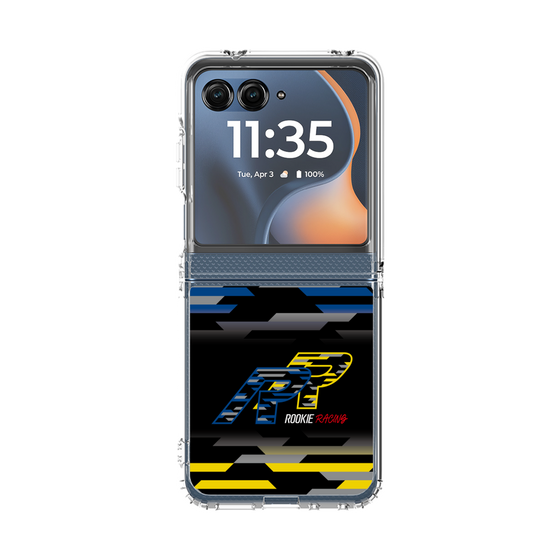 クリアケース［ ルーキーレーシング - RRロゴ - ブラック ］