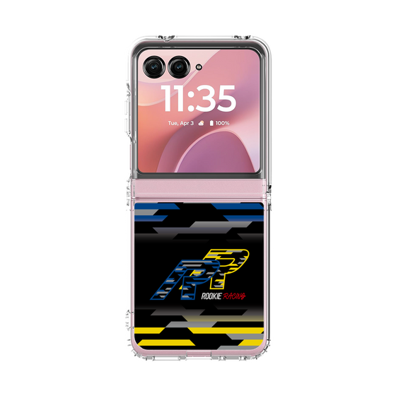 クリアケース［ ルーキーレーシング - RRロゴ - ブラック ］