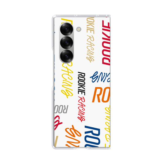 クリアケース［ ルーキーレーシング - カラフルロゴ - ホワイト ］