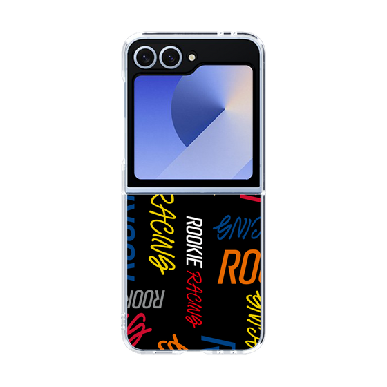 クリアケース［ ルーキーレーシング - カラフルロゴ - ブラック ］