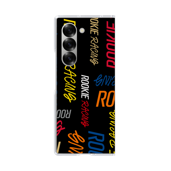 クリアケース［ ルーキーレーシング - カラフルロゴ - ブラック ］