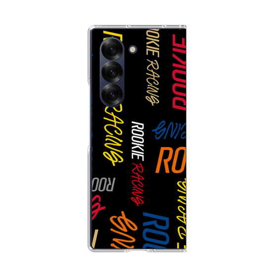 クリアケース［ ルーキーレーシング - カラフルロゴ - ブラック ］