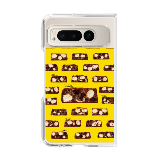 クリアケース［ ブラックサンダー - 断面 - 総柄 ］