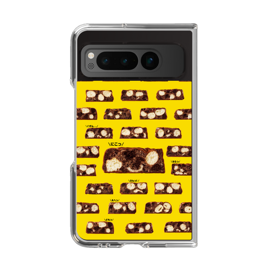 クリアケース［ ブラックサンダー - 断面 - 総柄 ］