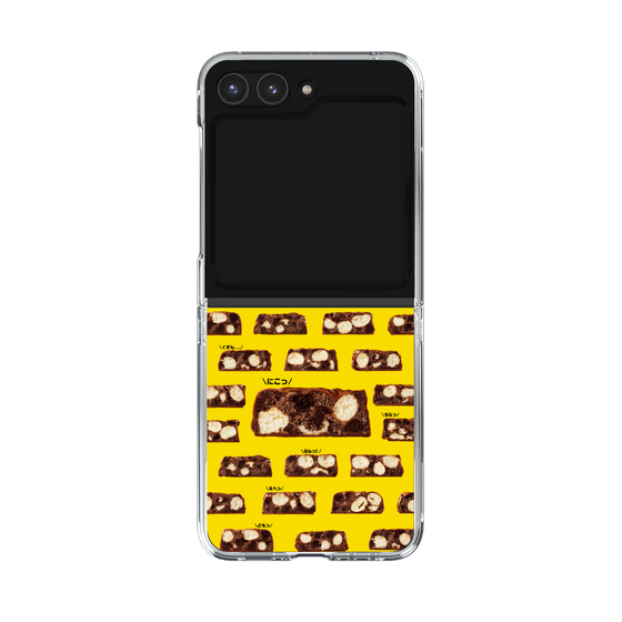 クリアケース［ ブラックサンダー - 断面 - 総柄 ］