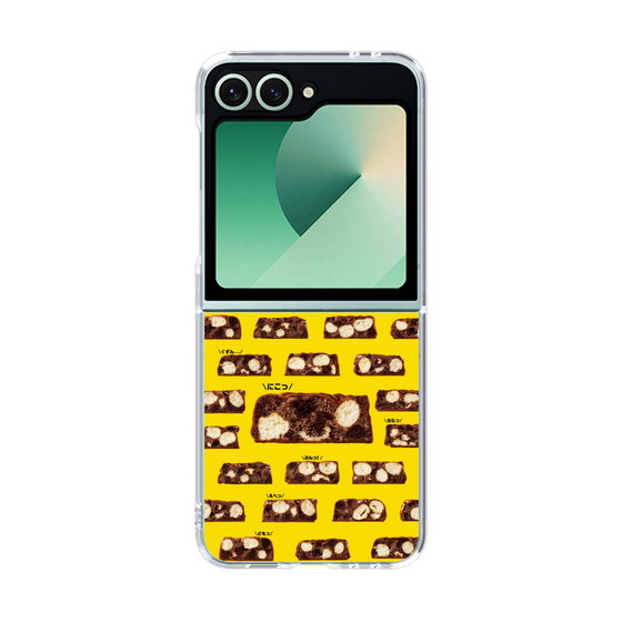 クリアケース［ ブラックサンダー - 断面 - 総柄 ］