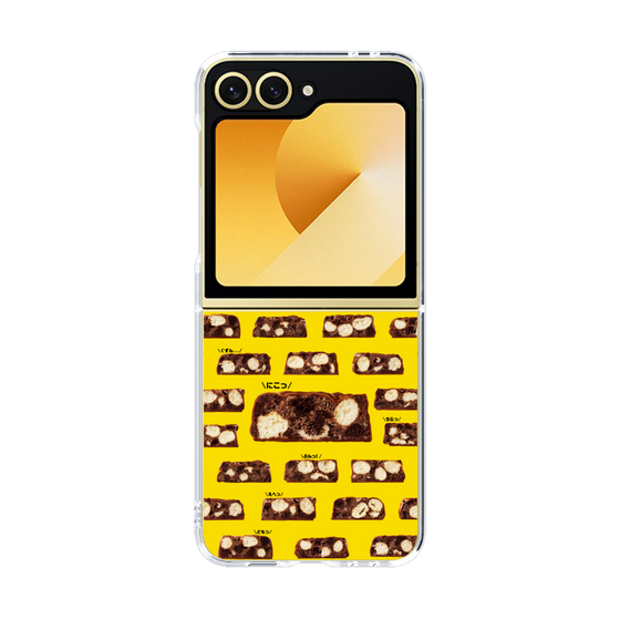 クリアケース［ ブラックサンダー - 断面 - 総柄 ］