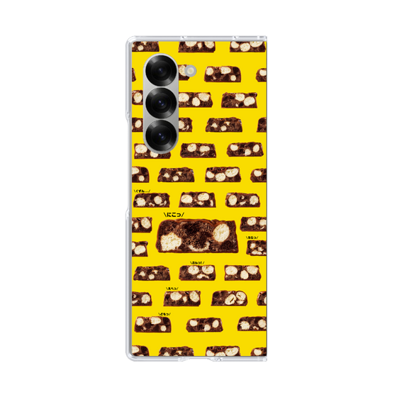 クリアケース［ ブラックサンダー - 断面 - 総柄 ］