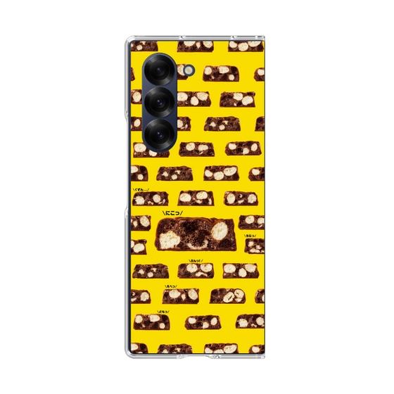 クリアケース［ ブラックサンダー - 断面 - 総柄 ］