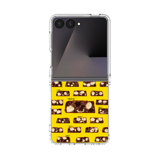 クリアケース［ ブラックサンダー - 断面 - 総柄 ］