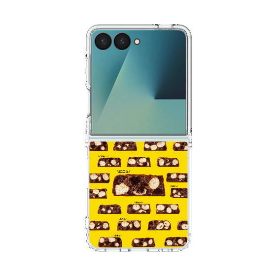 クリアケース［ ブラックサンダー - 断面 - 総柄 ］