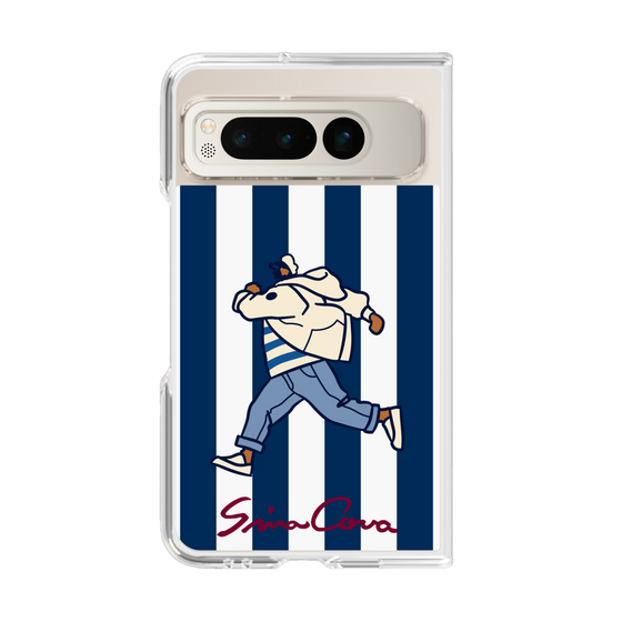 クリアケース［ SINA COVA - ストライプ ］