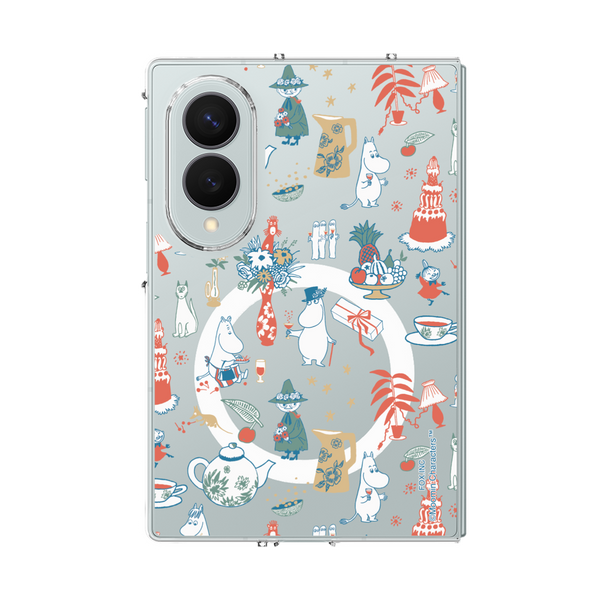 クリアケース for Samsung Galaxy Z Fold8［ MOOMIN - Moominvalley