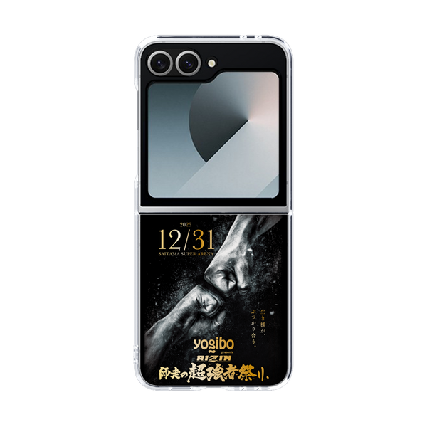 クリアケース for Samsung Galaxy Z Flip6［ RIZIN 師走の超強者祭り