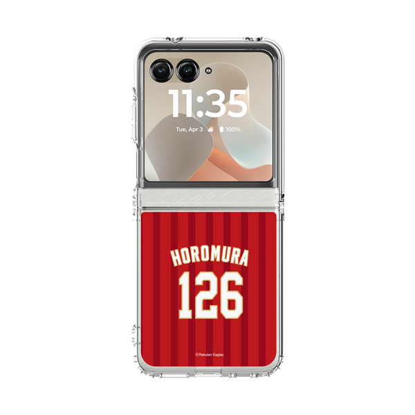 クリアケース for Motorola razr 60［ 楽天イーグルス - #126 Horomura