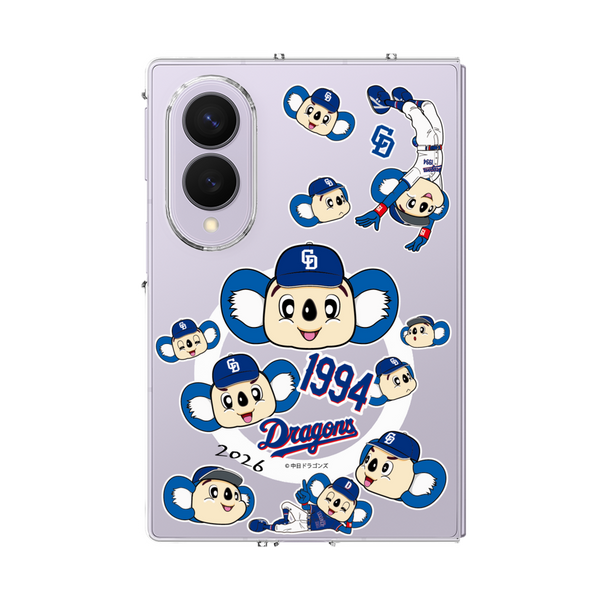 クリアケース for Samsung Galaxy Z Fold8［ 中日ドラゴンズ - ドアラ