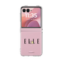 クリアケース［ ELLE×ポムポムプリン - ロゴ ］