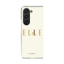 クリアケース［ ELLE×ポムポムプリン - ロゴ - ベージュ ］