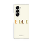 クリアケース［ ELLE×ポムポムプリン - ロゴ - ベージュ ］