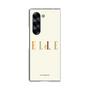 クリアケース［ ELLE×ポムポムプリン - ロゴ - ベージュ ］