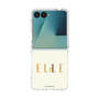 クリアケース［ ELLE×ポムポムプリン - ロゴ - ベージュ ］