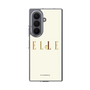 クリアケース［ ELLE×ポムポムプリン - ロゴ - ベージュ ］
