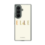 クリアケース［ ELLE×ポムポムプリン - ロゴ - ベージュ ］