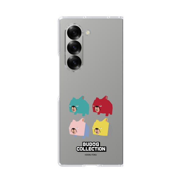 クリアケース for Samsung Galaxy Z Fold6［ BUDOG - カラフル ］